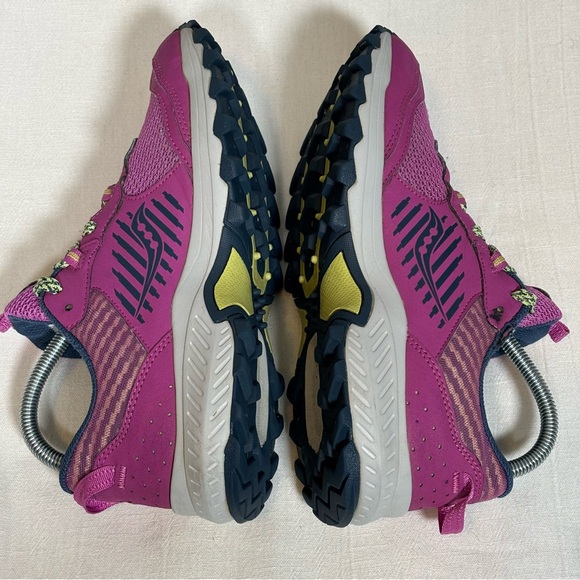 Saucony Excursion TR15 Trail Running Athletic Shoes-Purple-Women Size 9.5 - Picture 6 of 10